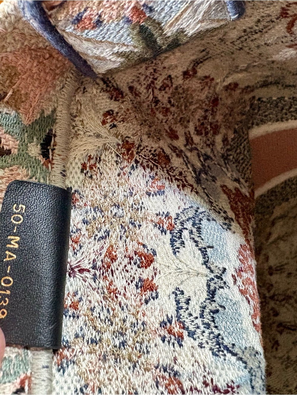 Dior Pink Multicolor Embroidered Book Tote - Picture 13 of 16